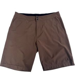 SmartWool Mens Sport Swim Athletic Hiking Casual Quick Drying Shorts Brown XL